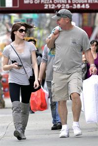 Ashley Greene shopping in New York City on March 18, 2011