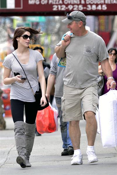 Ashley Greene shopping in New York City on March 18, 2011