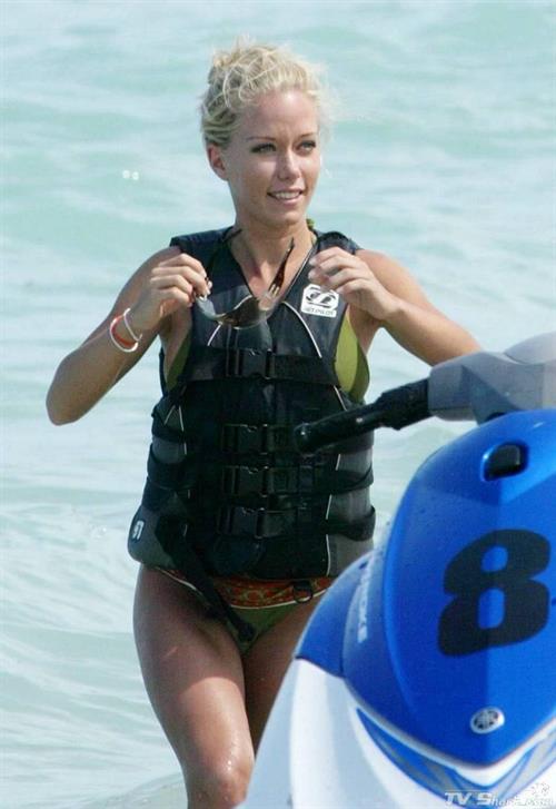 Kendra Wilkinson in a bikini