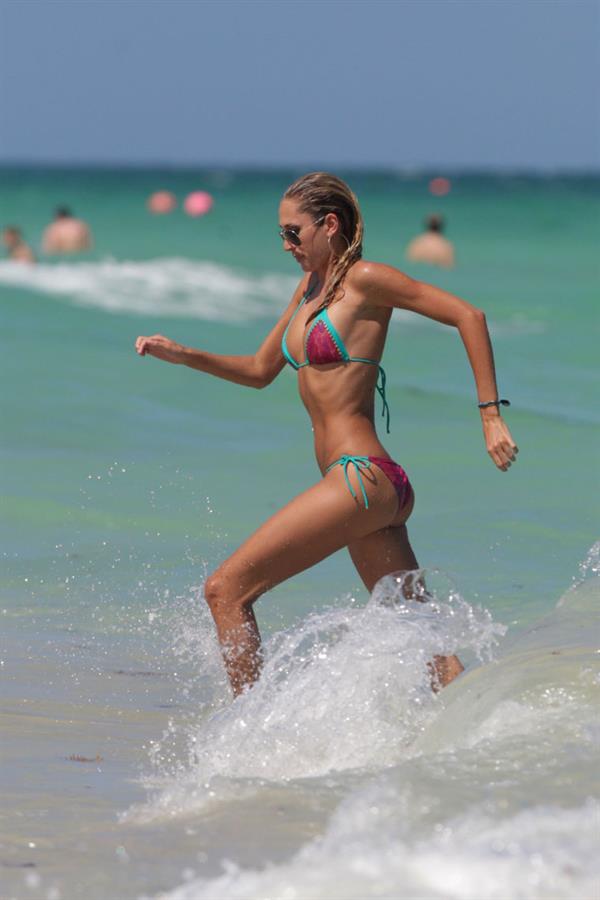 Lauren Stoner in a bikini