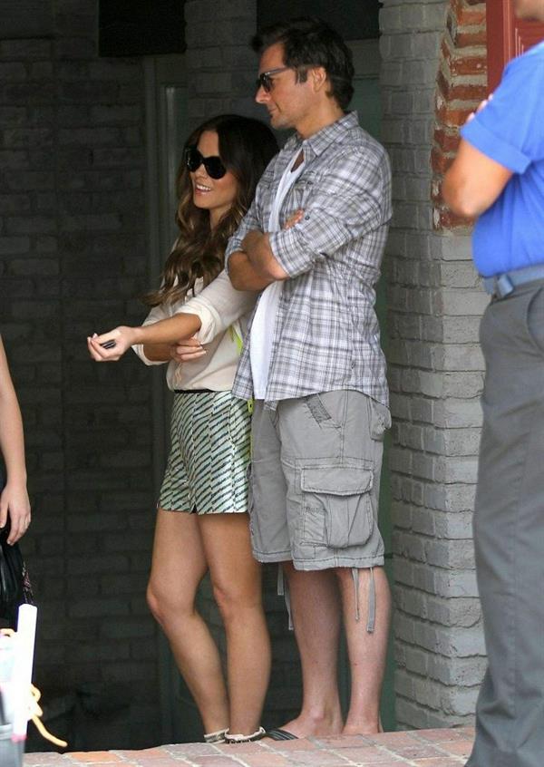 Kate Beckinsale Spotted at the Joel Silver Memorial Day party at his house in Malibu May 27, 2013 