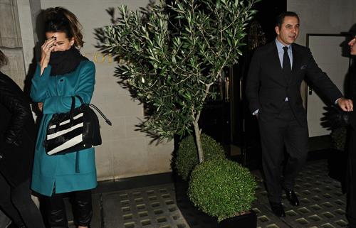 Kate Beckinsale out for dinner at Scott's Restaurant in London February 18-2013 