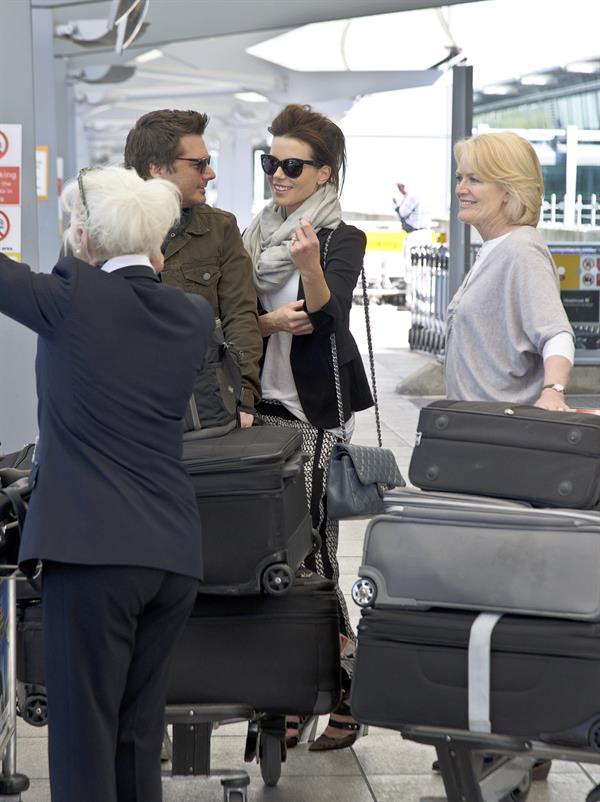 Kate Beckinsale at Heathrow Airport in London 5/6/13 