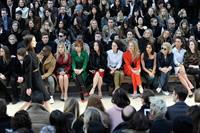 Kate Beckinsale Burberry Prorsum show at London Fashion Week 2/18/13 