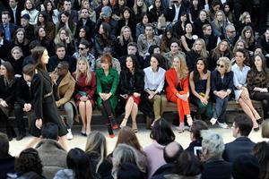 Kate Beckinsale Burberry Prorsum show at London Fashion Week 2/18/13 