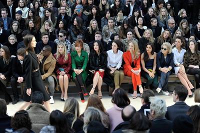 Kate Beckinsale Burberry Prorsum show at London Fashion Week 2/18/13 