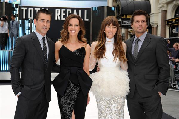 Kate Beckinsale London premiere of Total Recall August 16, 2012