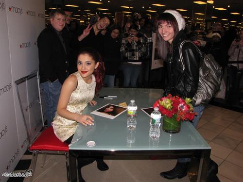 Ariana Grande Macys Lighting event in Boston November 26, 2010