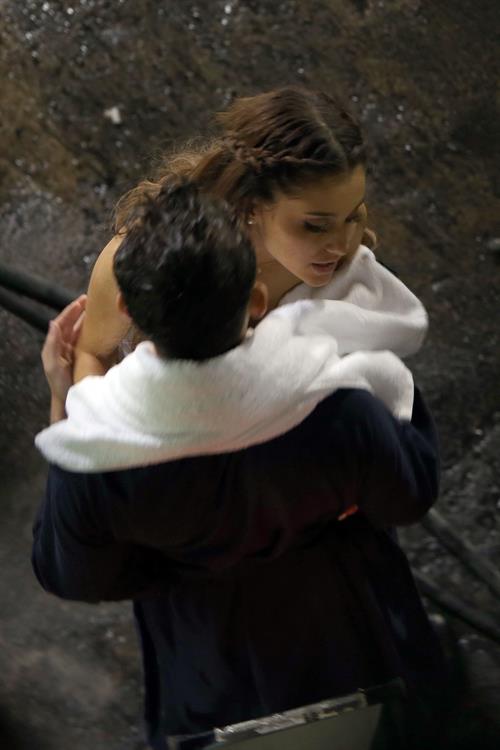 Ariana Grande –  The Wanteds  music video set 9/26/13  