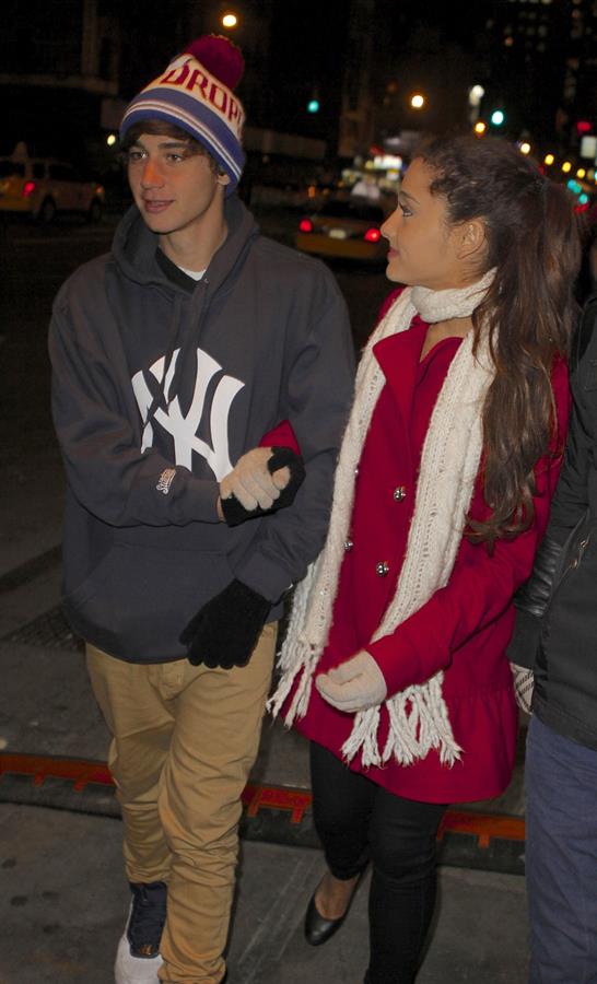 Ariana Grande in New York City 1/1/13