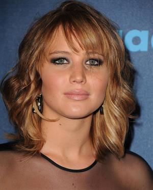 Jennifer Lawrence 24th Annual GLAAD Media Awards in Los Angeles, Apr. 20, 2013 