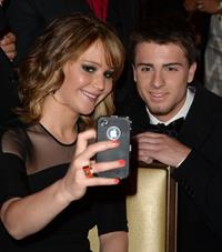 Jennifer Lawrence 24th Annual GLAAD Media Awards in Los Angeles, Apr. 20, 2013 