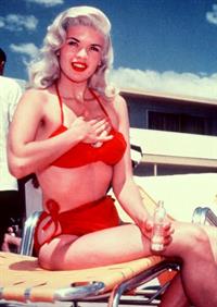 Jayne Mansfield in a bikini
