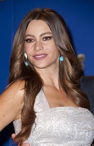Sofia Vergara at the 69th annual Golden Globe Award Vominations on December 15, 2011