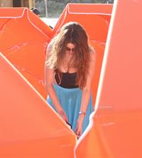 Sofia Vergara - beach candids in Miami 1/2/13  