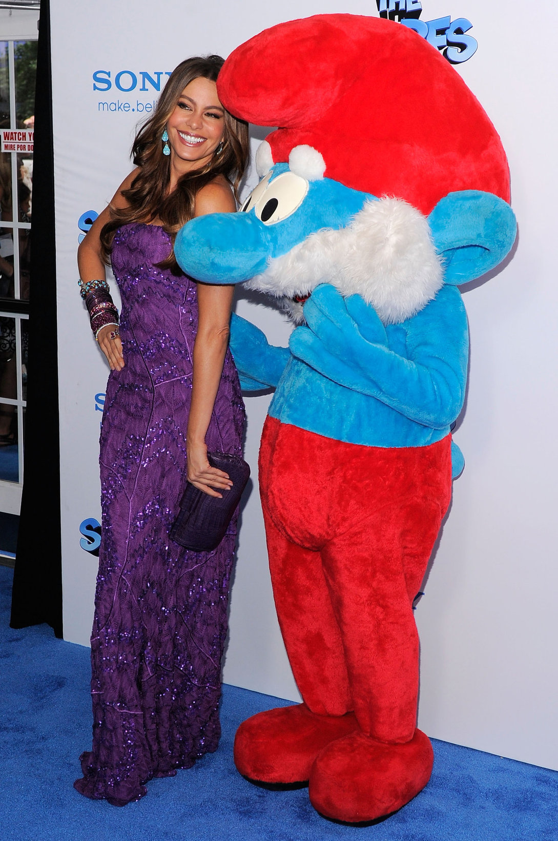 Sofia Vergara at The Smurfs World Premiere on July 24, 2011 