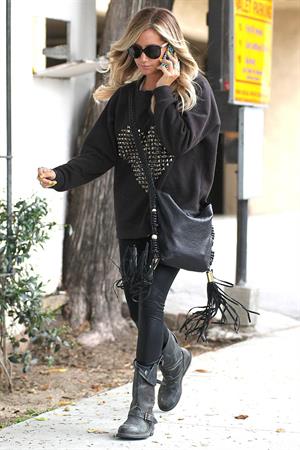 Ashley Tisdale goes shopping in West Hollywood on April 25, 2012