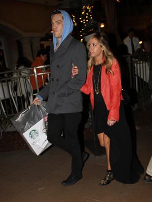 Ashley Tisdale holiday shopping at The Grove in LA 12/15/12 