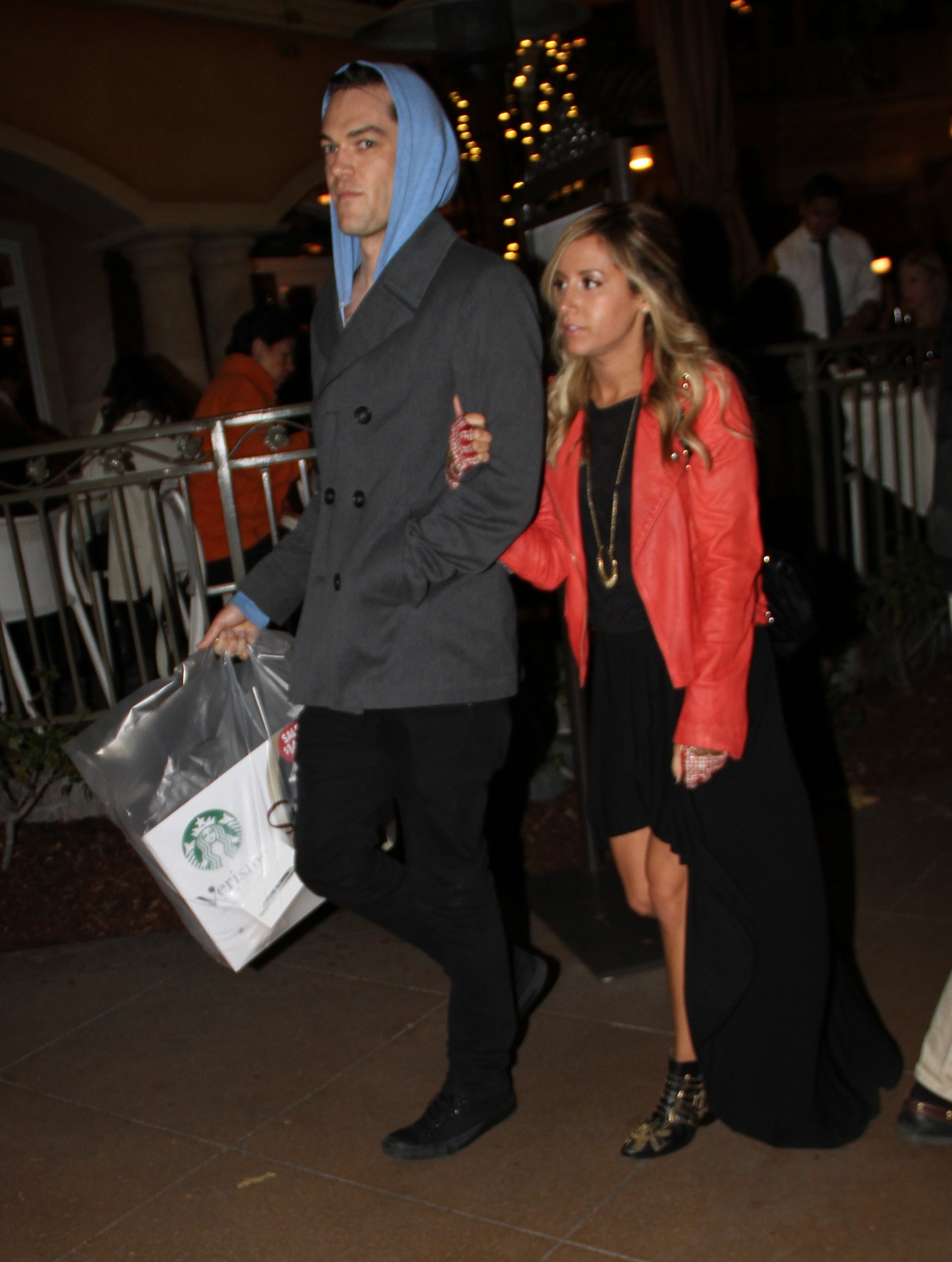 Ashley Tisdale holiday shopping at The Grove in LA 12/15/12 