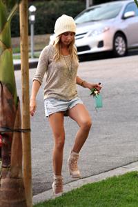 Ashley Tisdale leaving Barneys New York in Los Angeles 11/26/12 