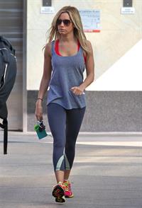 Ashley Tisdale at the gym in West Hollywood 12/7/12 