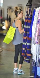 Ashley Tisdale shopping at Planet Blue in Beverly Hills July 30, 2012 