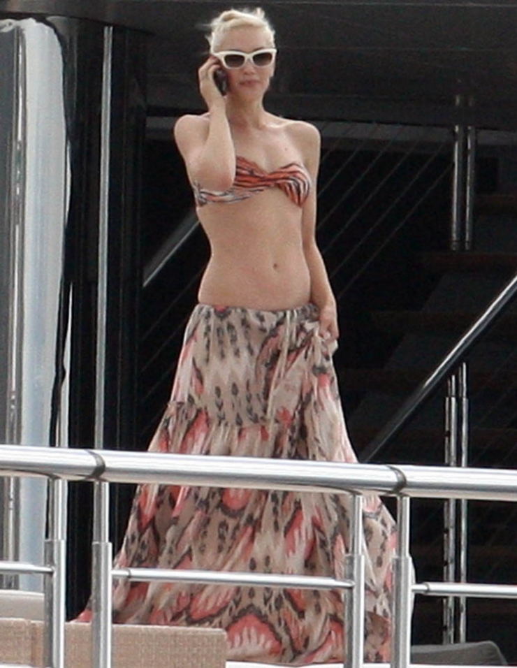 Gwen Stefani in a bikini