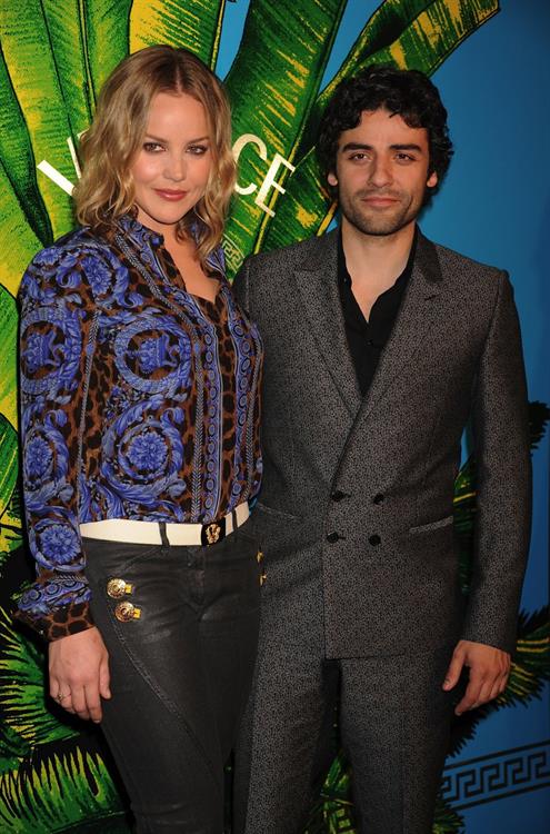 Abbie Cornish Versace for HM fashion event at the HM on the Hudson on November 8, 2011 