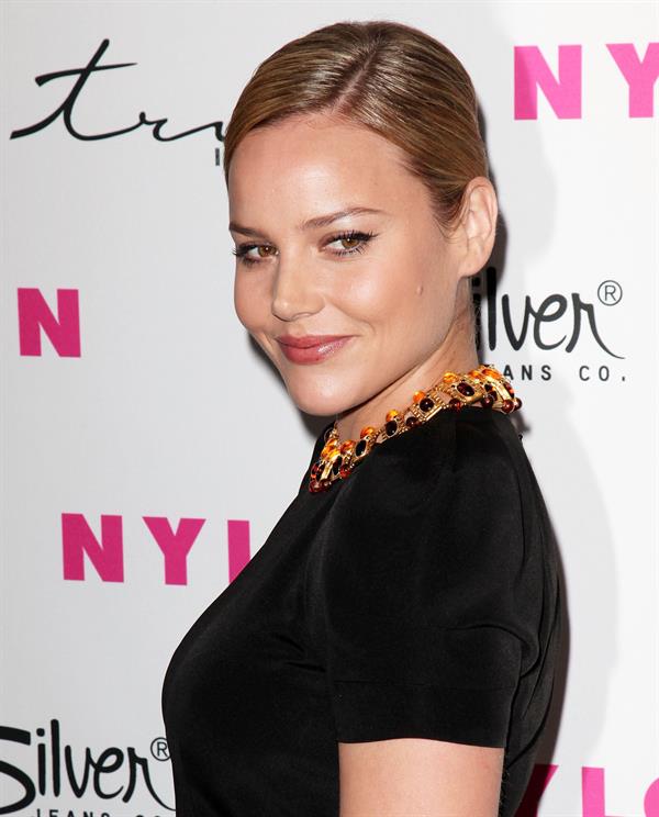 Abbie Cornish - Nylon Magazine 12th anniversary issue party with the sucker punch cast March 24 2011