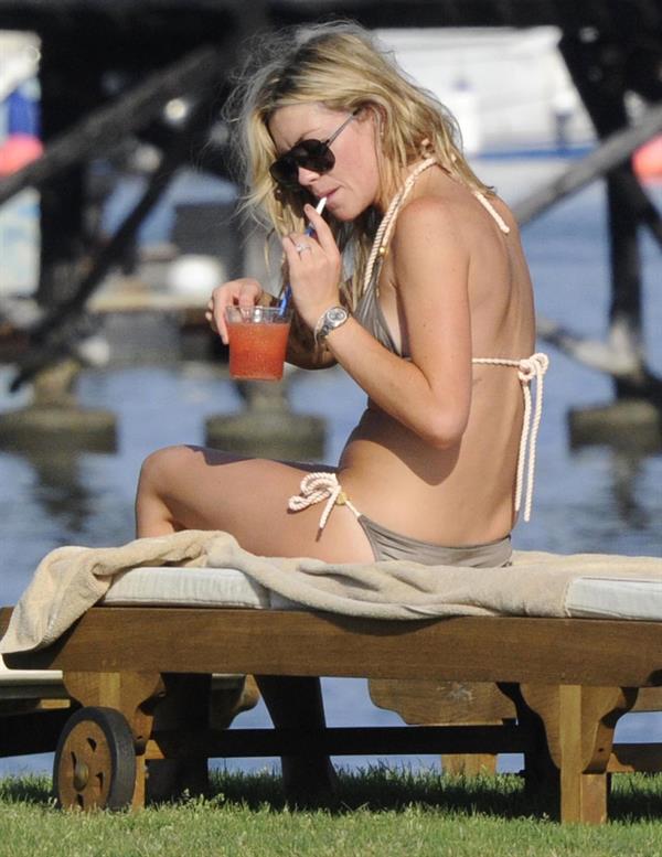 Abigail Clancy holiday at the Portocervo Hotel Cala di Volpe Sardinia Italy on July 12, 2010