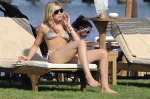 Abigail Clancy holiday at the Portocervo Hotel Cala di Volpe Sardinia Italy on July 12, 2010