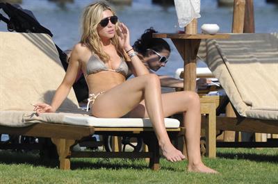 Abigail Clancy holiday at the Portocervo Hotel Cala di Volpe Sardinia Italy on July 12, 2010