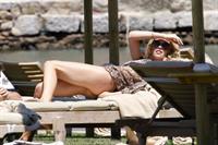Abigail Clancy bikini candids in Italy on June 11, 2011