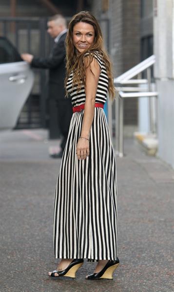 Adele Silva at ITV studios April 20, 2011