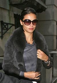 Adriana Lima leaving a medical office in New York City on November 8, 2011 