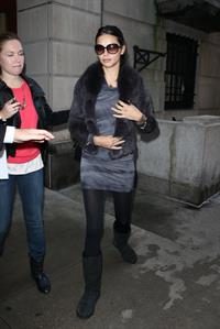 Adriana Lima leaving a medical office in New York City on November 8, 2011 
