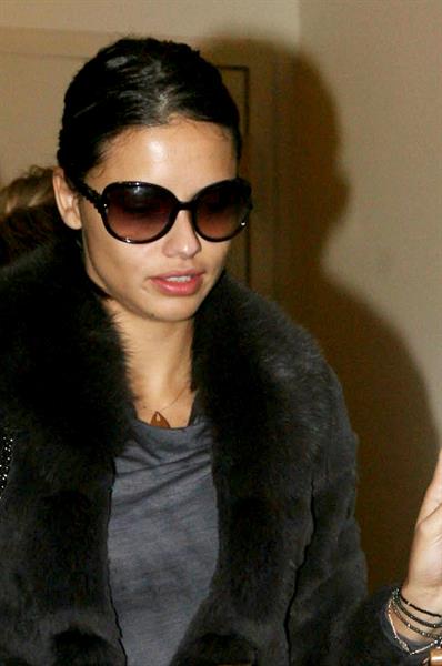 Adriana Lima leaving a medical office in New York City on November 8, 2011 