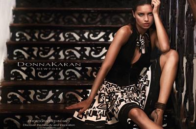 Adriana Lima Donna Karan spring 2012 collection