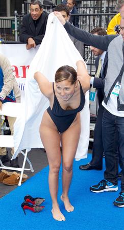 Adrienne Bailon – Swim for Relief Benefit, NY 10/9/13  