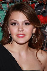 Aimee Teegarden at the grand opening of Chateau Gardens and the launch of Butterfly at Paris in Las Vegas on October 15, 2011 