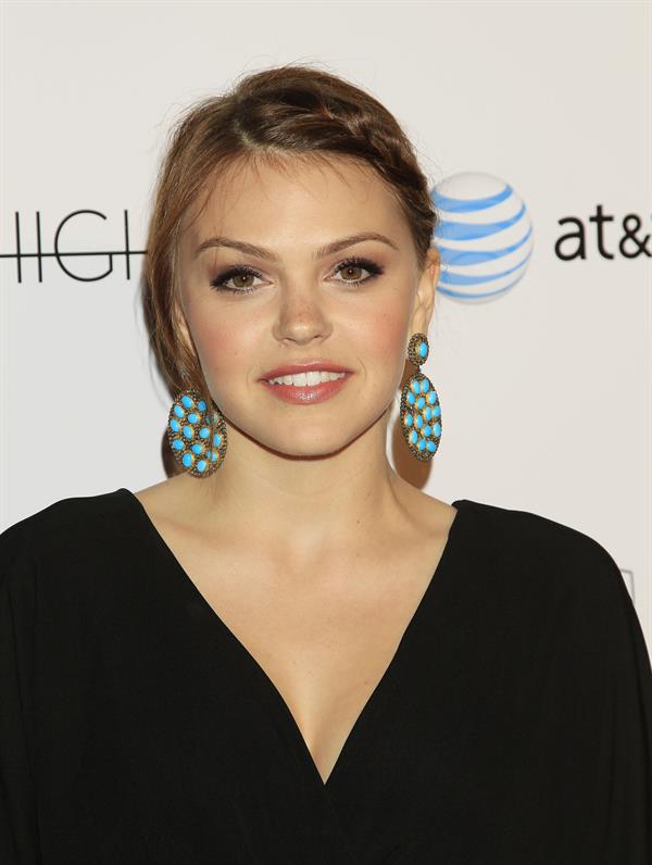 Aimee Teegarden premiere of the 1st social series Aim High held at Trousdale on October 18, 2011 