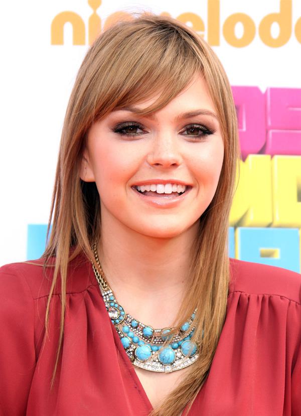 Aimee Teegarden Nickelodeon's 24th annual Kid's Choice Awards at Galen Center on April 2, 2011 