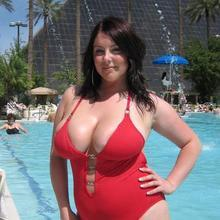 Anonymous in a bikini