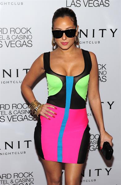 Adrienne Bailon 28th birthday party in Las Vegas on November 11, 2011