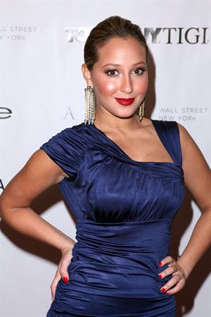 Adrienne Bailon bebe Show at MBFW on February 16, 2010 