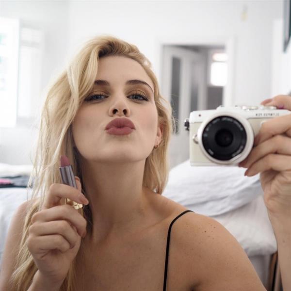 Ashley James taking a selfie