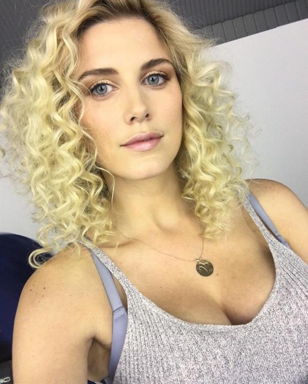 Ashley James taking a selfie