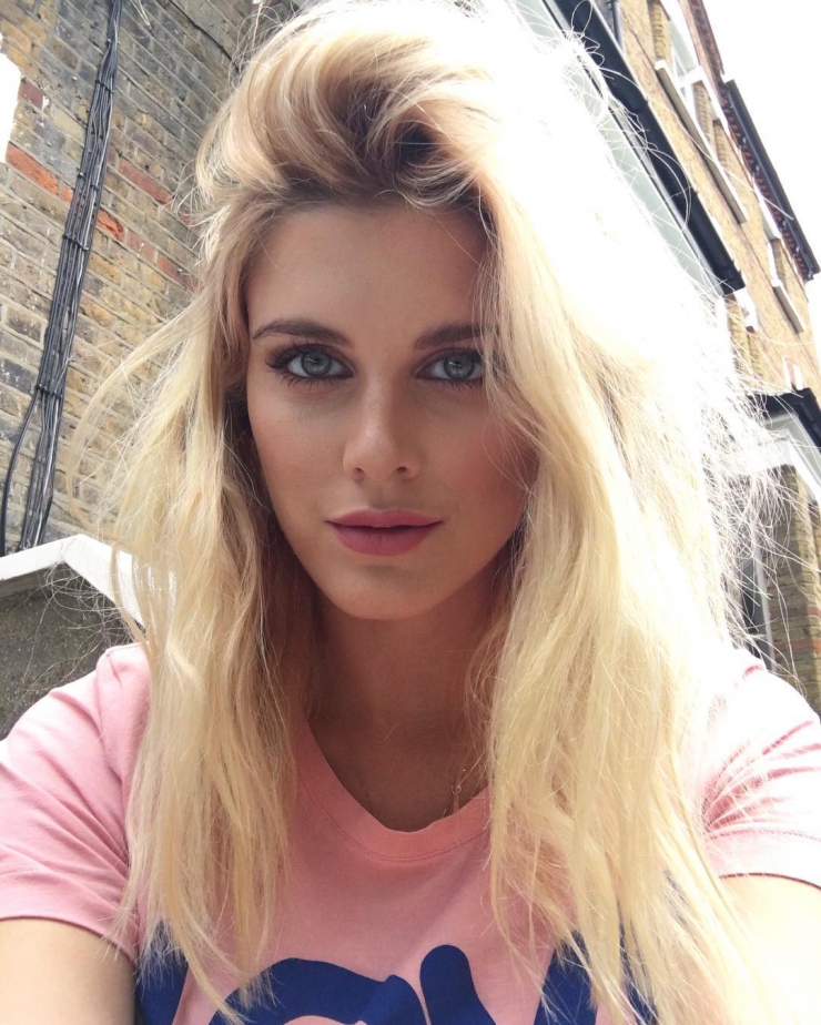 Ashley James taking a selfie