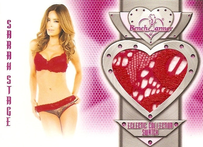 Sarah Stage in lingerie