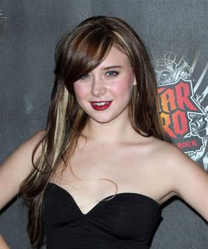 Alessandra Torresani attends the Guitar Hero Warriors of Rock launch in Hollywood on September 27, 2010 